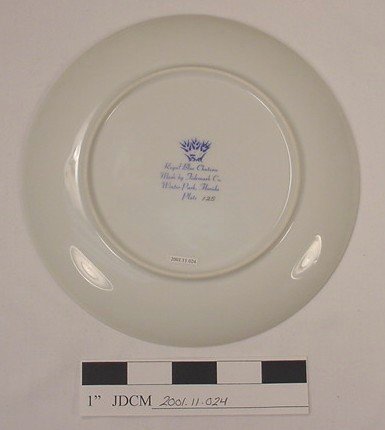 1935-1982 Blue Chateau Plate 
