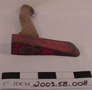 Wood Handled Hatchet w/ Red Pa