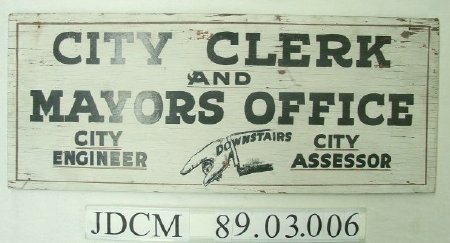 City Clerk Sign
