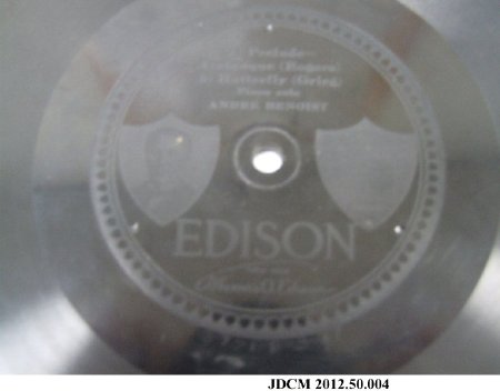 Edison Diamond Disc 80 RPM Record