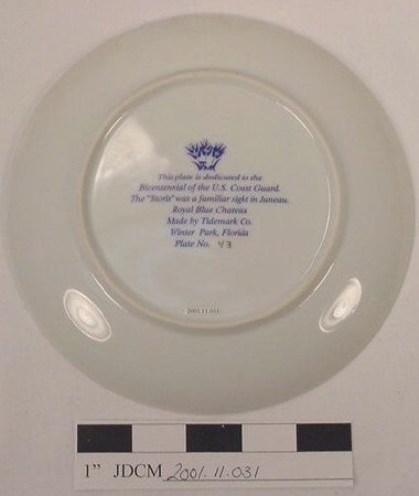 1991 Blue Chateau Plate 1890-1
