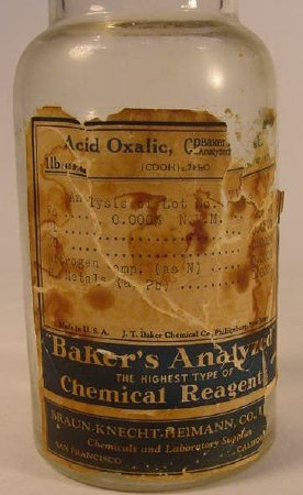 Acid Oxalic Bottle