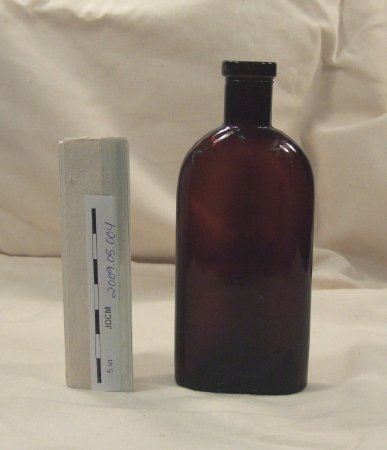 Dark amber bottle