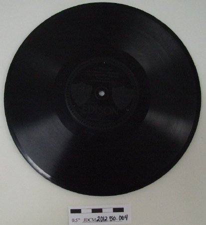 Edison Diamond Disc 80 RPM Record