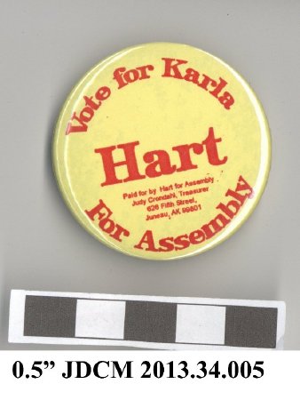 Karla Hart Campaign Button