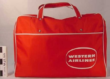 Western Airlines Flight Bag