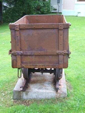 Ore cart back view