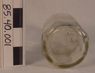 8-Sided Glass Bottle w/ Long N