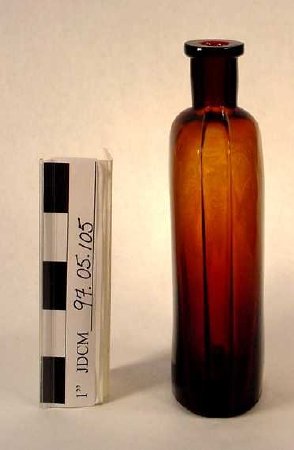 Plain Amber Medicine Bottle