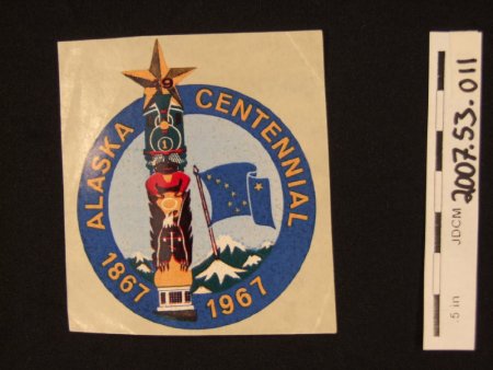 Decal: Alaska Centennial