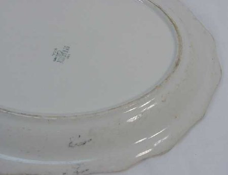Blue & White Ceramic Platter F