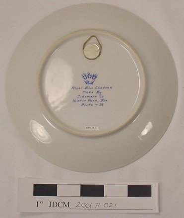 1979 Blue Chateau Plate 