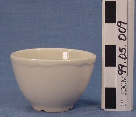 Small Ivory Colored Soup Bowl