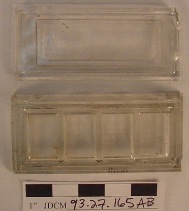 Glass Dental Metals Container
