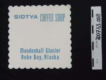 Coaster: Sidtya Coffee Shop