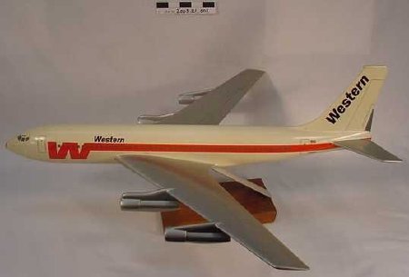 Western Airlines Model Plane