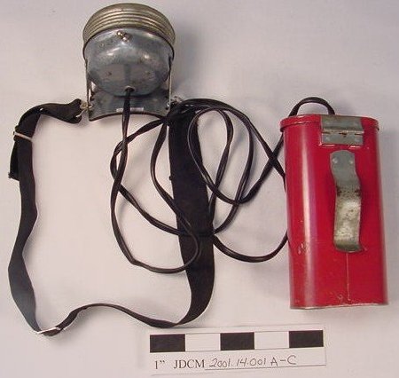 Head Lamp & Battery Pack, c. 1