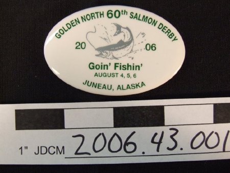 2006 Salmon Derby Pin - front