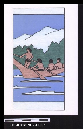 Historic Banner Design: Tlingt Dugout Canoe