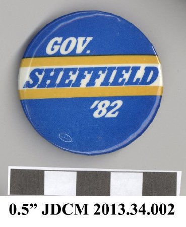 Governor Sheffield Campaign Button