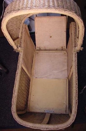 Wicker Doll Carriage or Buggy