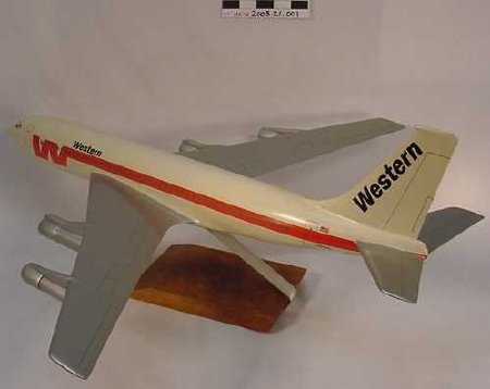 Western Airlines Model Plane