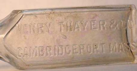 Henry Thayer Medicine Bottle