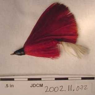 Salmon Fly Lure w/ Red Feather