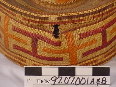 Lidded Spruce Root Basket