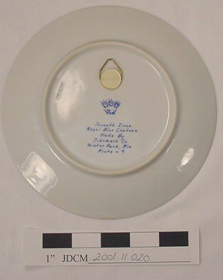 1978 Blue Chateau Plate 