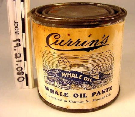 Currin's Paste Whale Oil Can
