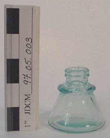 Small Aqua Ink Bottle