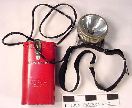 Head Lamp & Battery Pack, c. 1
