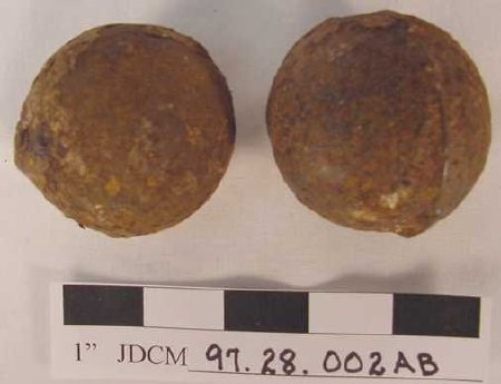 Rusted Cast Iron  Ballast Ball