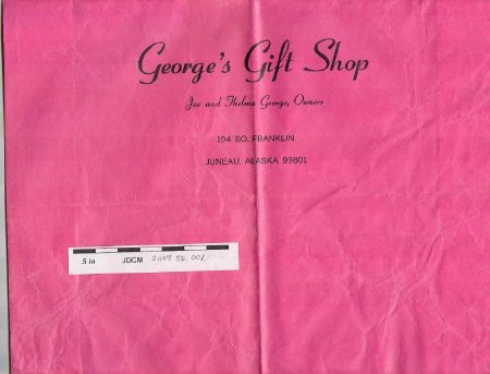 George's Gift Shop -shopping bag