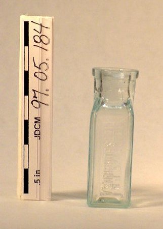 Small Light Aqua Heinz Bottle