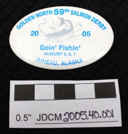 2005 Salmon Derby Button