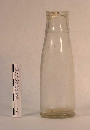 Cylindrical Clear Heinz Bottle