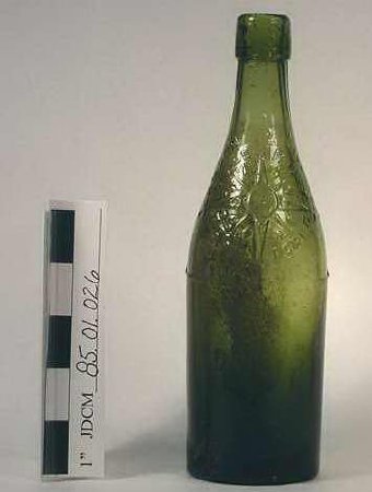 Lt. Olive Green Beer Bottle