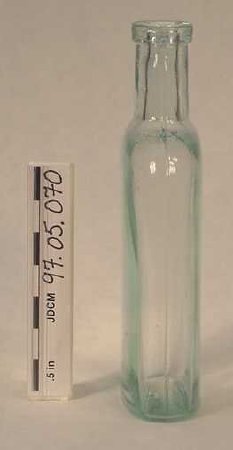 Plain Aqua Medicine Bottle