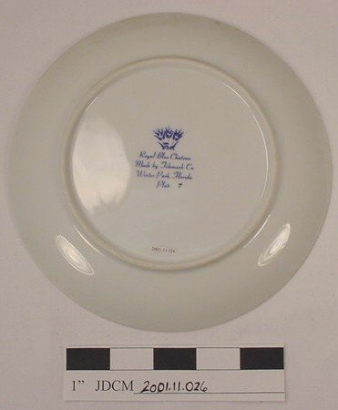 1976 - 1980 Blue Chateau Plate
