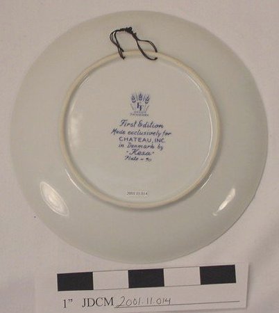 1972 Blue Chateau Platter, Ket