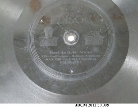 Edison Diamond Disc 80 RPM Record