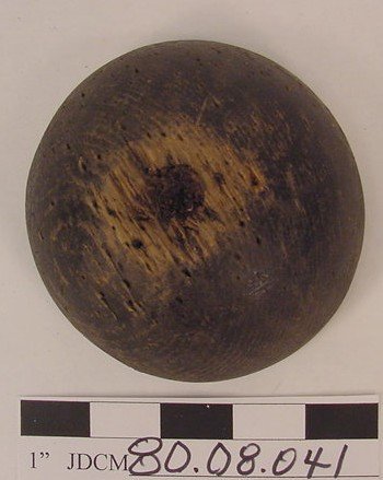 Wood pattern piece, black dome