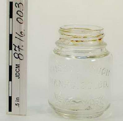 Cylindrical Glass Bottle