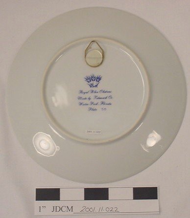 1980 Blue Chateau Plate 