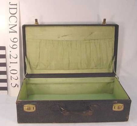 Black Leather Suitcase