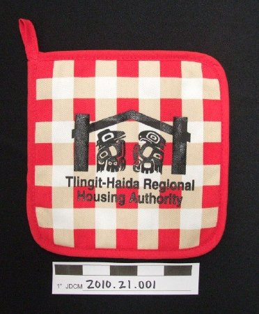 Tlingit-Haida Regional Housing Authority Advertising Pot Holder