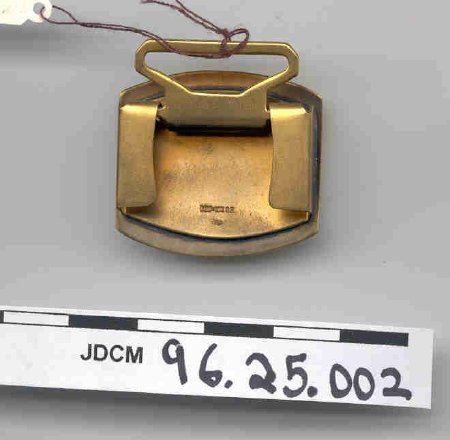Gold Colored J.F.D. Belt Buckl