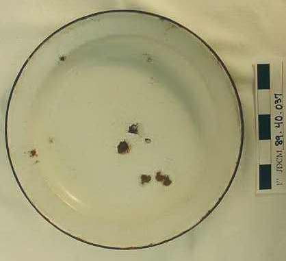 White Enamel Plate